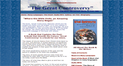 Desktop Screenshot of great-controversy.org